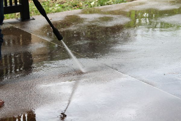 Concrete Deck Cleaning in Kokomo