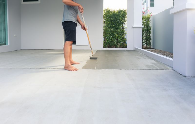 Textured Concrete Sealing